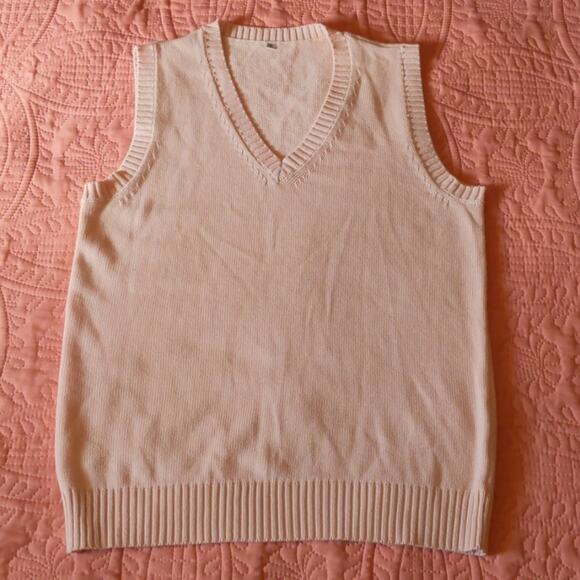 Light Pink Sweater Vest Size XXL - Picture 2 of 8